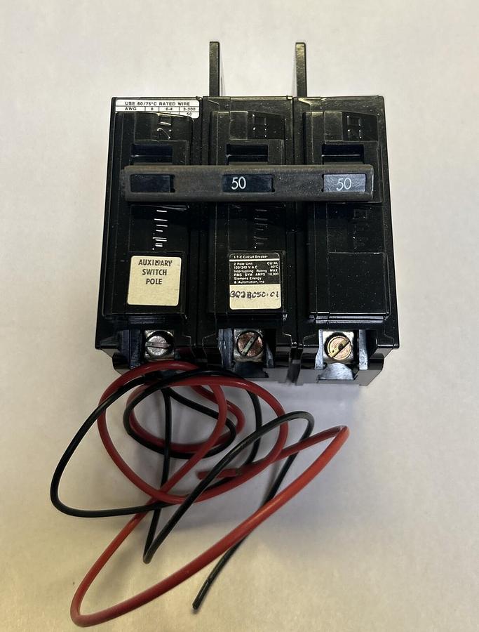 Used ITE,BQ2B050,CIRCUIT BREAKER 50A 120/240 2P