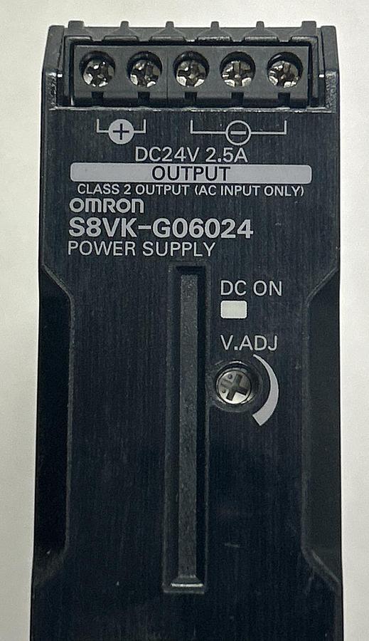 Used OMRON,S8VK-G06024,POWER SUPPLY