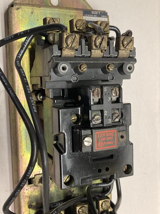 Used Allen-Bradley,705V-BOD23,Multi-Speed Magnetic Motor Assembly Size 1 Ser K