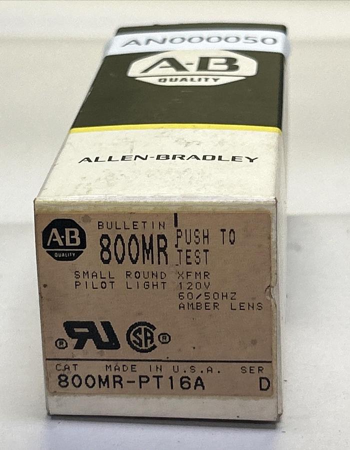 ALLEN-BRADLEY,800MR-PT16A,SMALL PILOT LIGHT AMBER LENS