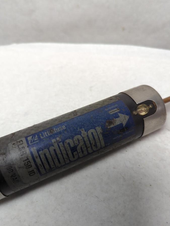 Used LITTELFUSE,FLSR-150ID,INDICATOR 150 AMP FUSE PRE-OWNED