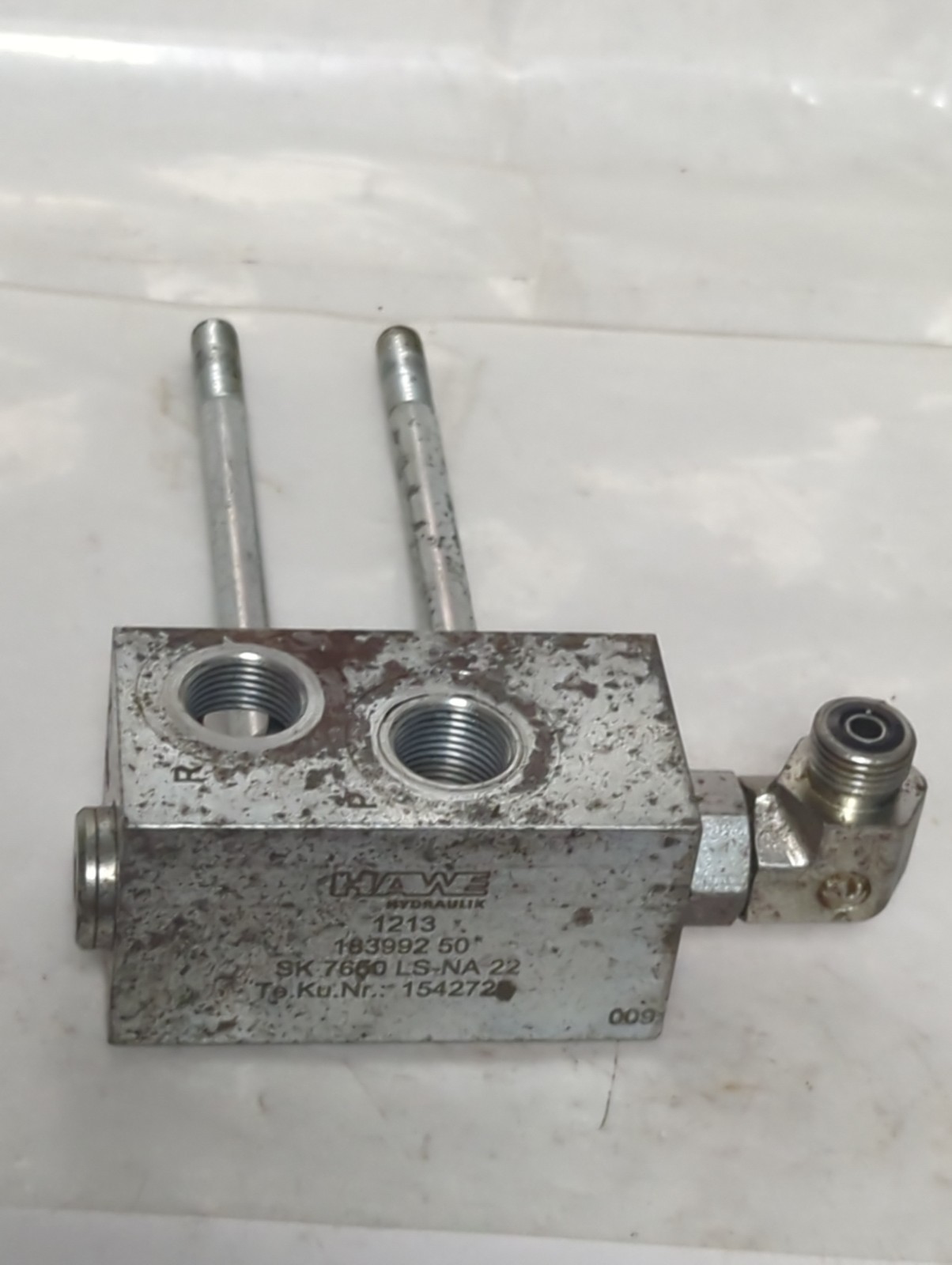 Used HAWE,7650 LS-NA 22,DIRECTIONAL LOAD VALVE ASSEMBLY PRE-OWNED