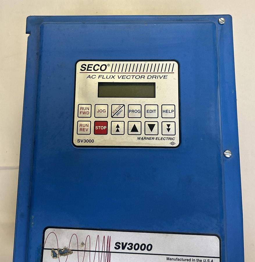 Used SECO,SV3402-01000,AC FLUX VECTOR DRIVE