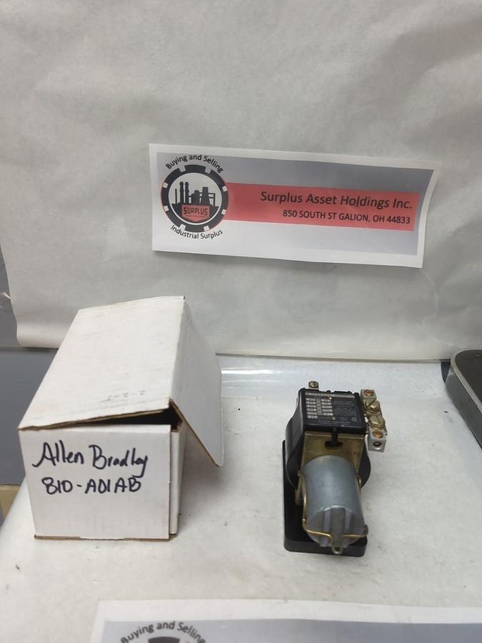 Used ALLEN BRADLEY,810-A01AB,MAGNETIC OVERLOAD RELAY SERIES A PRE-OWNED