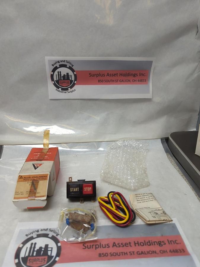 ALLIS-CHALMERS,25-107-199-801,START/STOP PUSH BUTTON KIT NOS