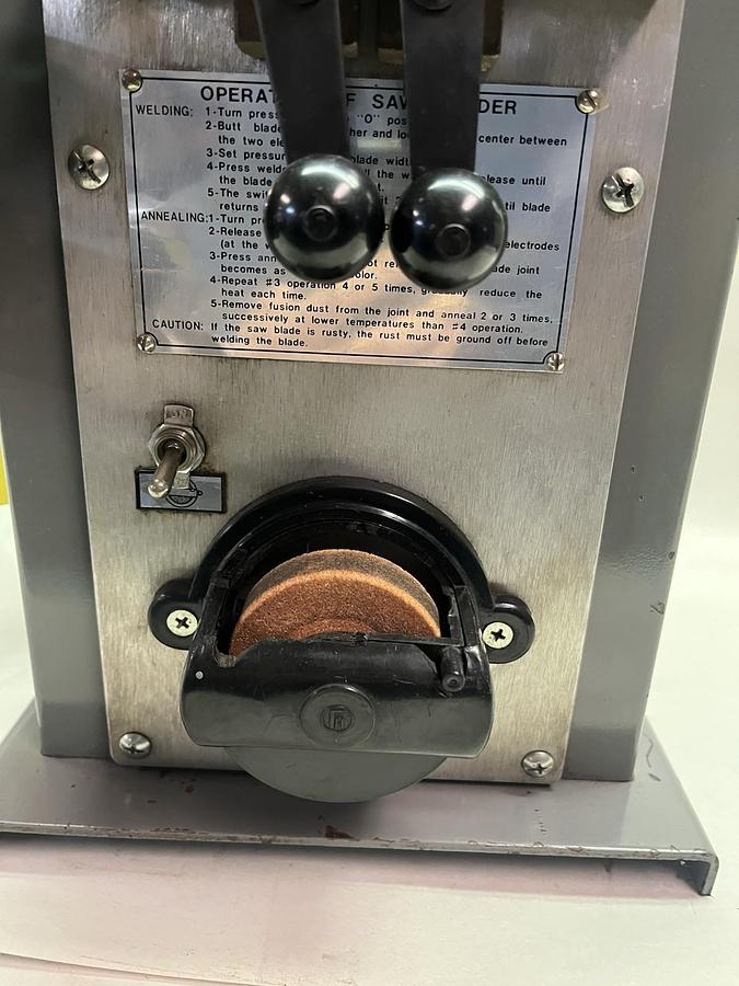Used JET,JWG-12,ELECTRIC BAND SAW BLADE WELDER GRINDER 110-115V