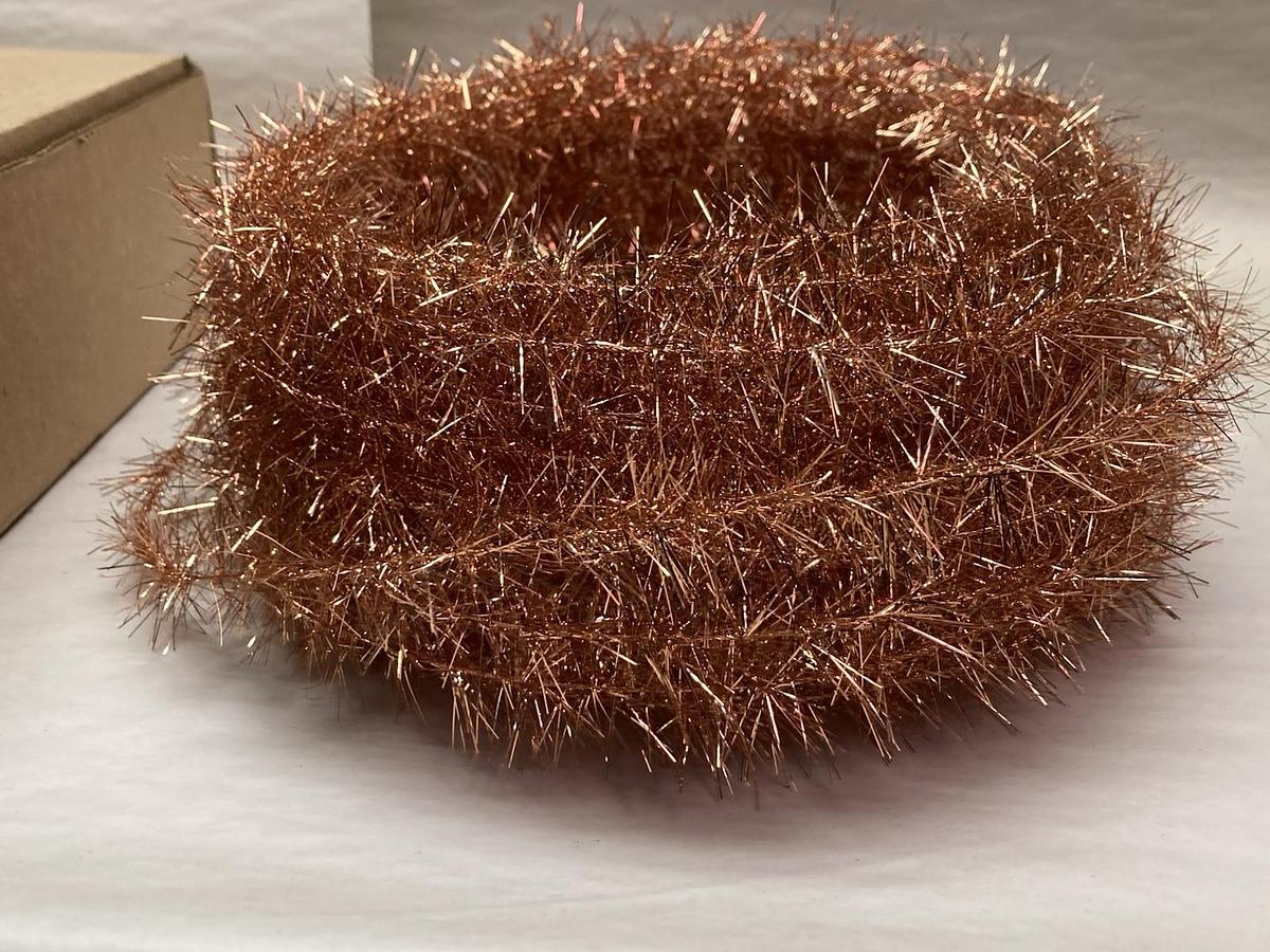 Takk,#5020,Anti-Static Tinsel 1.25 inch Diameter 72 Ft