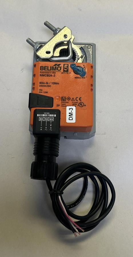 Used BELIMO,NMCB24-3,DAMPER ACTUATOR 90IN-LB