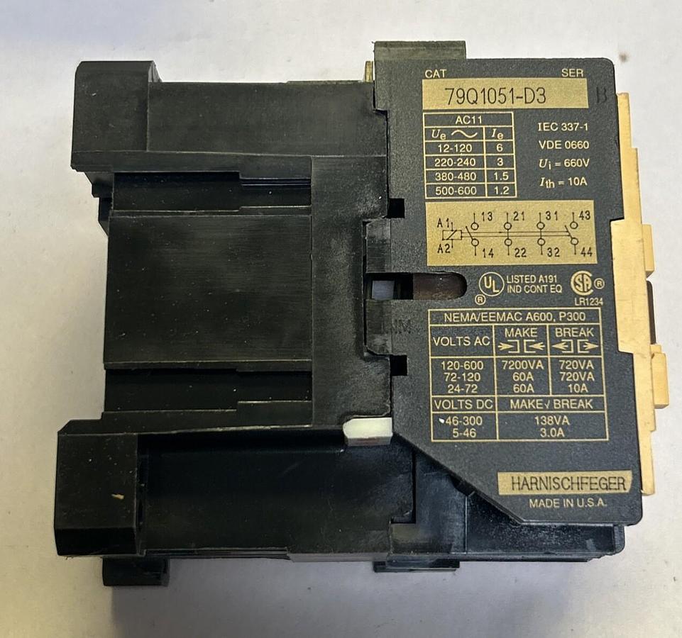 Used P&H,79Q1051-D3,RELAY NEW
