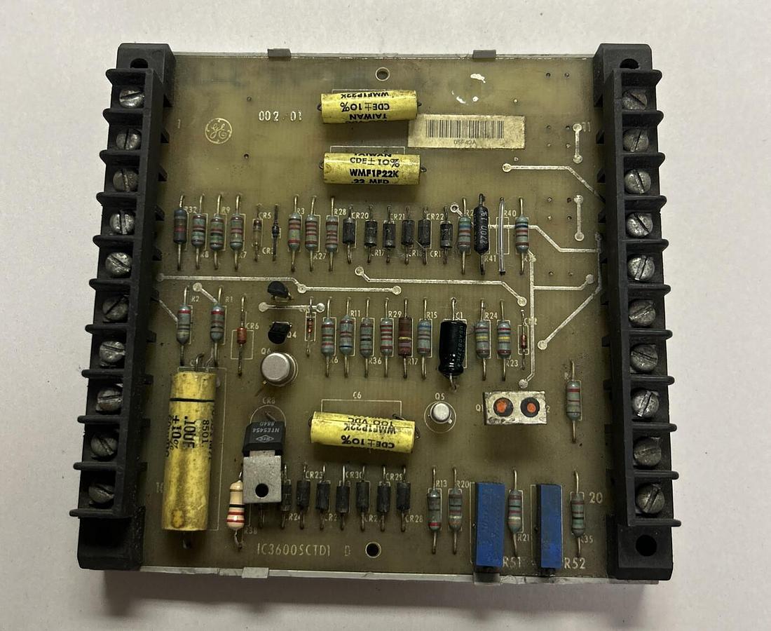 Used GENERAL ELECTRIC,IC3600SCTD1,COUNTER TORQ BOARD