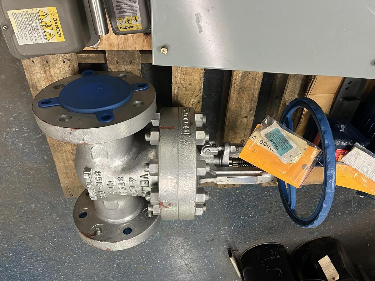 VELAN,BND09MQ6,4" CLASS 600 STEEL WCB BALL VALVE