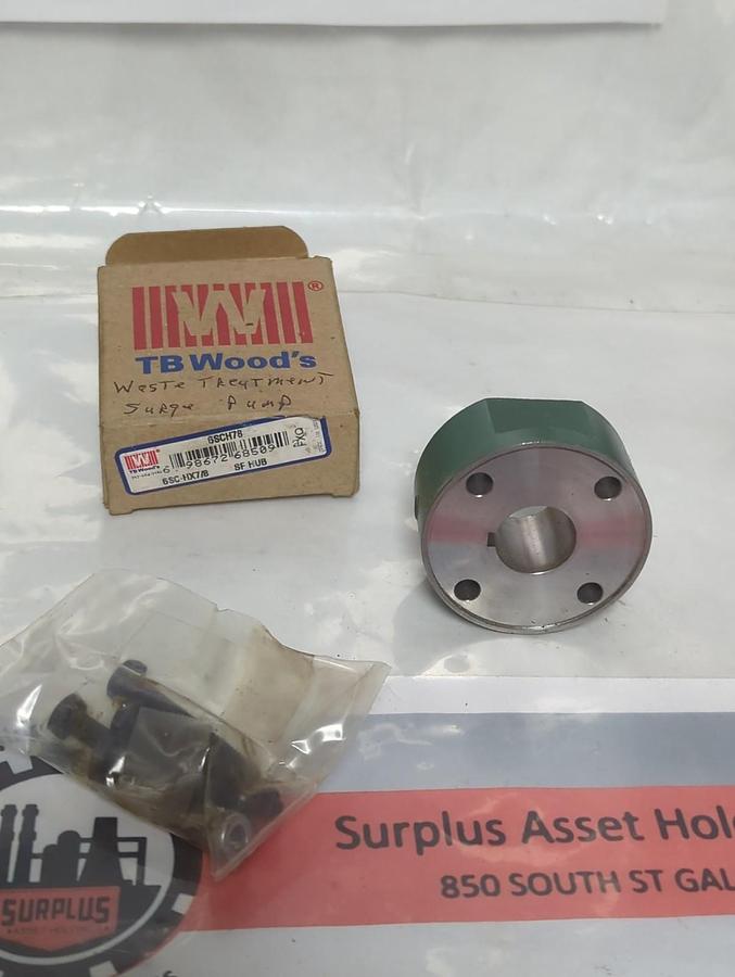 TB WOOD'S,6SCH78,SURE FLEX HUB 6SC-HX7/8 NOS