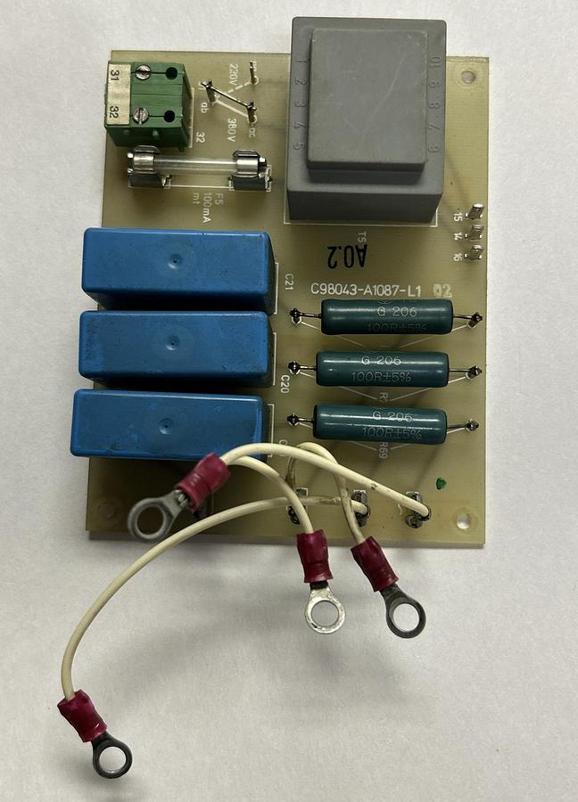 Used SIEMENS,C98043-A1087-L1,POWER SUPPLY BOARD