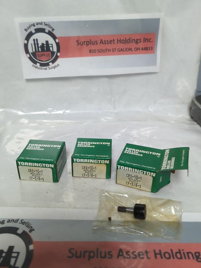 TORRINGTON,CRS-10-1,CAM FOLLOWER LOT OF 3 NOS