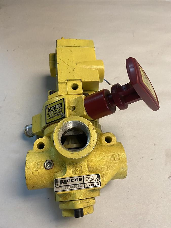 Used Ross,Y2773A4072,Safety Lock Out Piloted Air Valve