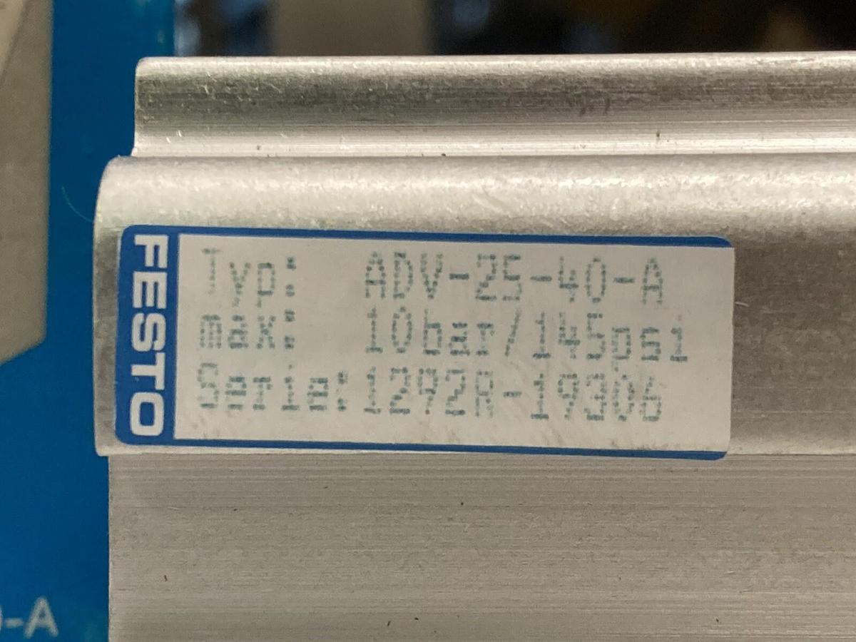 Festo,ADV-25-40-A,Double Acting Short Stroke Cylinder  1292R-19306