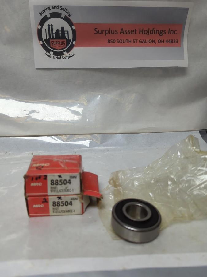 MRC,88504,RUBBER SEALED BALL BEARING LOT OF 2 NOS