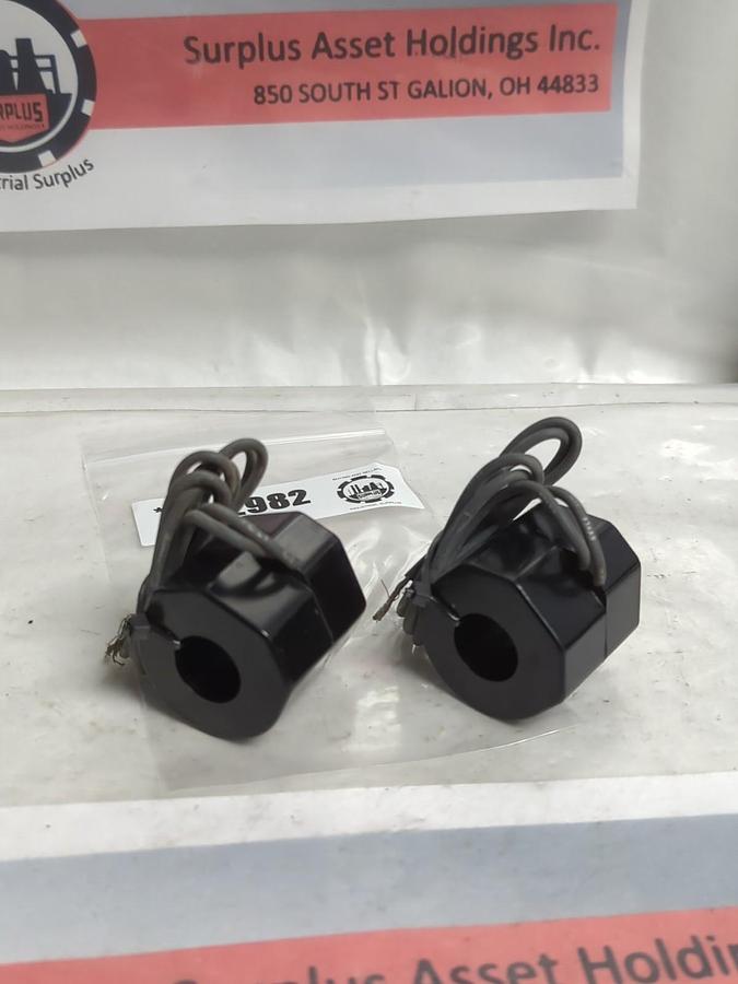 Used ASCO,96-817-1 D,COIL 120/60 110/50 LOT OF 2 PRE-OWNED