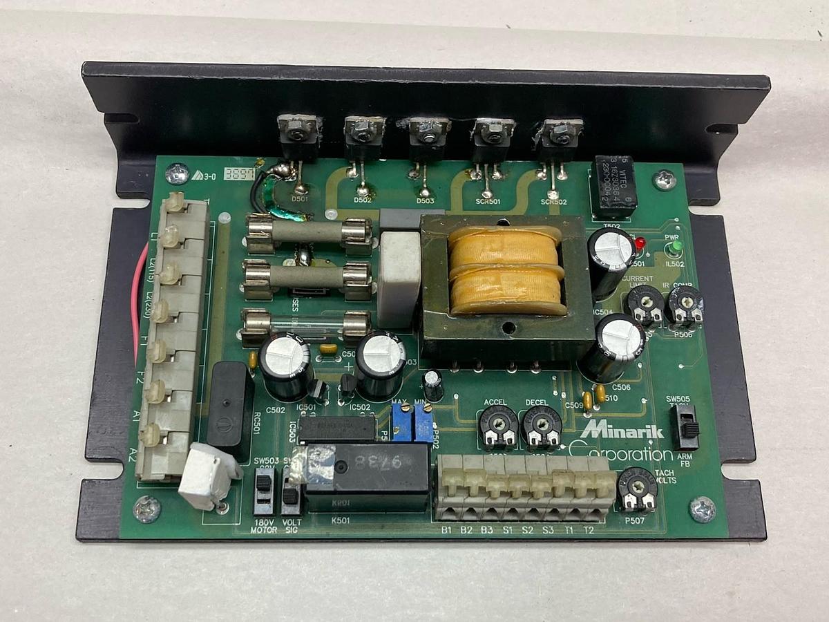 Used Minarik,MM301U,Single-Phase Motor Control Drive 115/230V 50/60Hz 10A