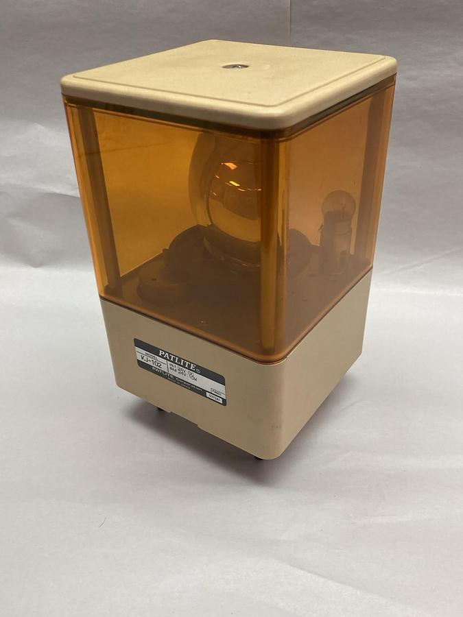 Used Patlite,KJ-102,Orange Signal Tower 24VDC