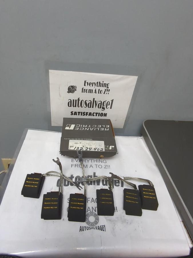 RELIANCE ELECTRIC,3141-PF,CARBON BRUSHES BOX OF 6 BRUSHES NOS