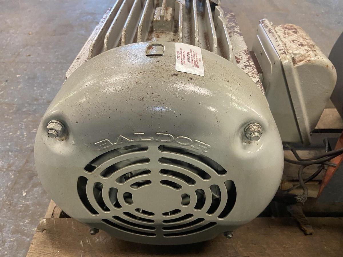 Used Baldor,AEM2333-4,Motor 15HP 1765RPM 460V Frame 284U Refurbished