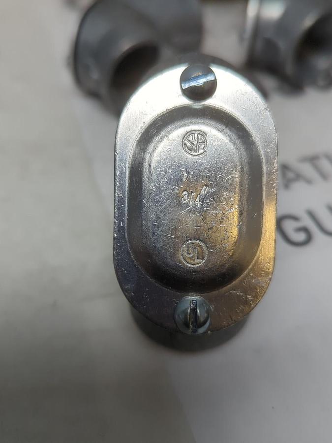 THOMAS & BETTS,HL 602,3/4 INCH RIGID CONDUIT PULL ELBOW FITTING BOX OF 5 NEW