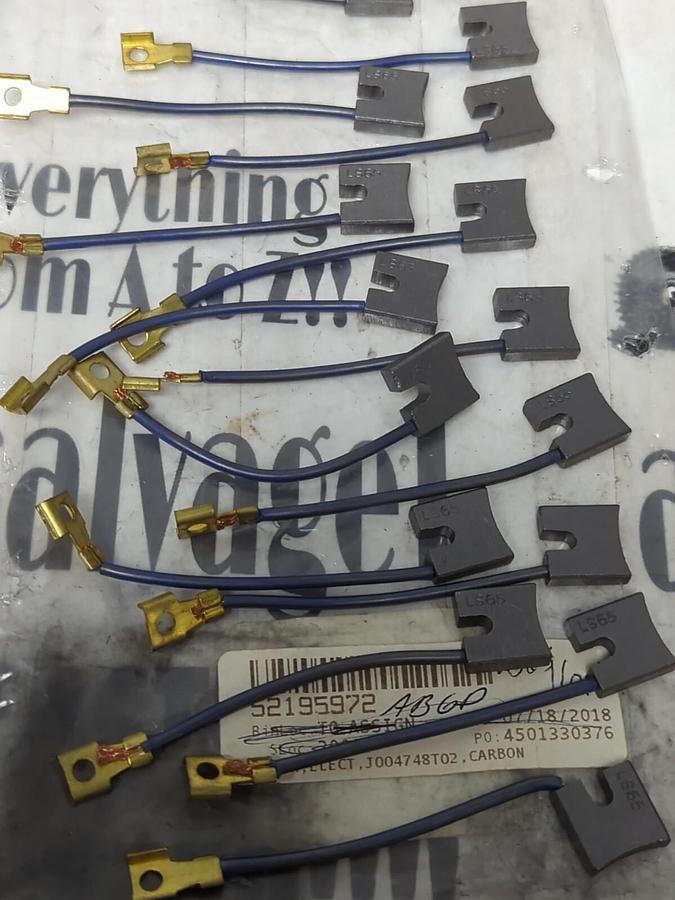 CARBON MOTOR,LS65,BRUSHES LOT OF 16 NOS