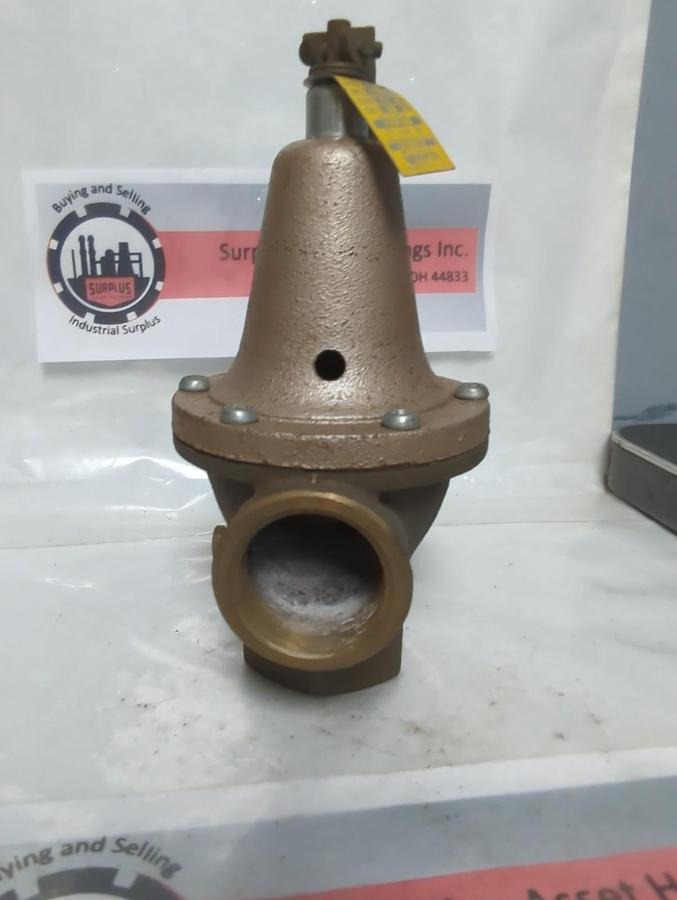 Used WATTS,M 174A,PRESSURE RELIEF VALVE 1-1/2 INCH 100LB PRE-OWNED