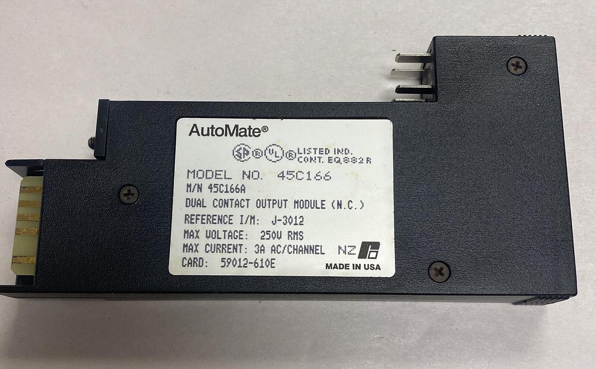 Used RELIANCE ELECTRIC,45C166,DUAL CONTACT NEW