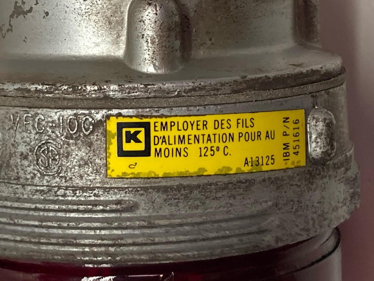 Used Killark,A-13126 IBM 45-1088,Mount Lamp 150 Watts