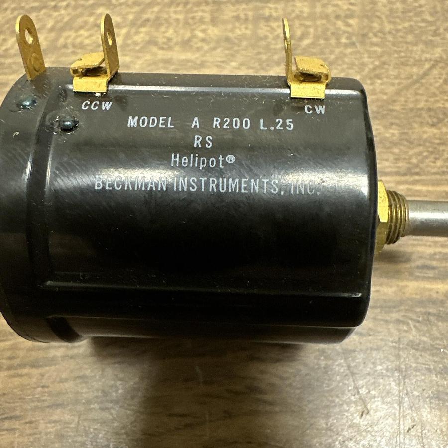Beckman,AR200L.25,Helipot Potentiometer