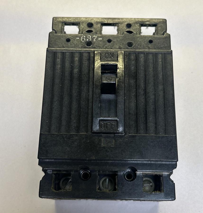 Used GENERAL ELECTRIC,TEF134015,CIRCUIT BREAKER 15A 480V 3P