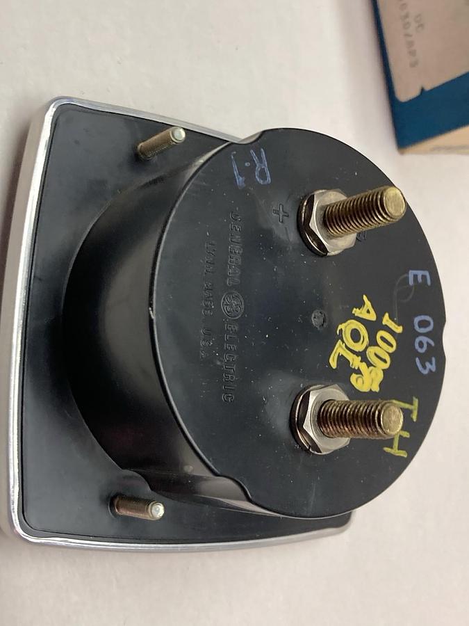 General Electric,50-162111LSLS6,D-C Amperes Panel Meter 0-150 NSMP