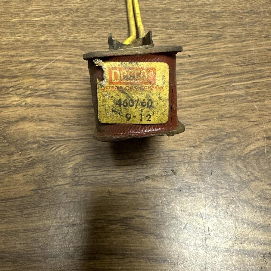 Used Detroit Coil Company,9-12,Solenoid Coil 460V 60Hz