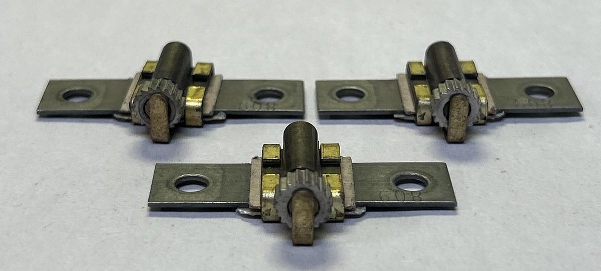 Used SQUARE D,B62,THERMAL OVERLOAD HEATER ELEMENT LOT OF 3