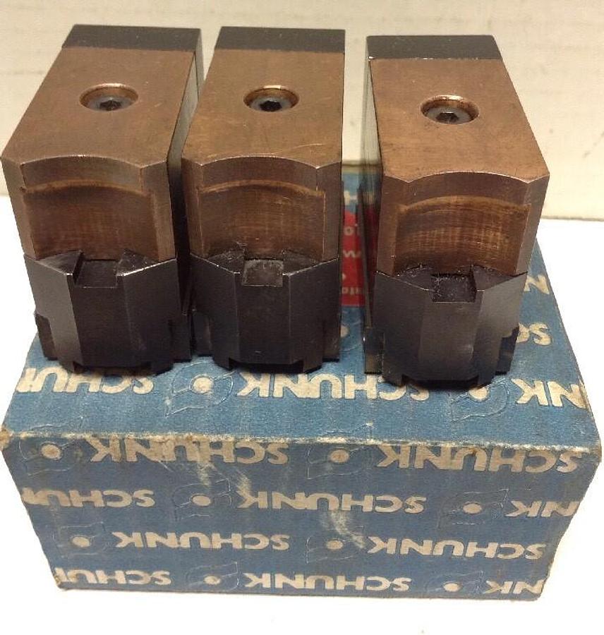 Used Schunk,37000458 OD,Grip 3-Jaw Set for Centric Gripper