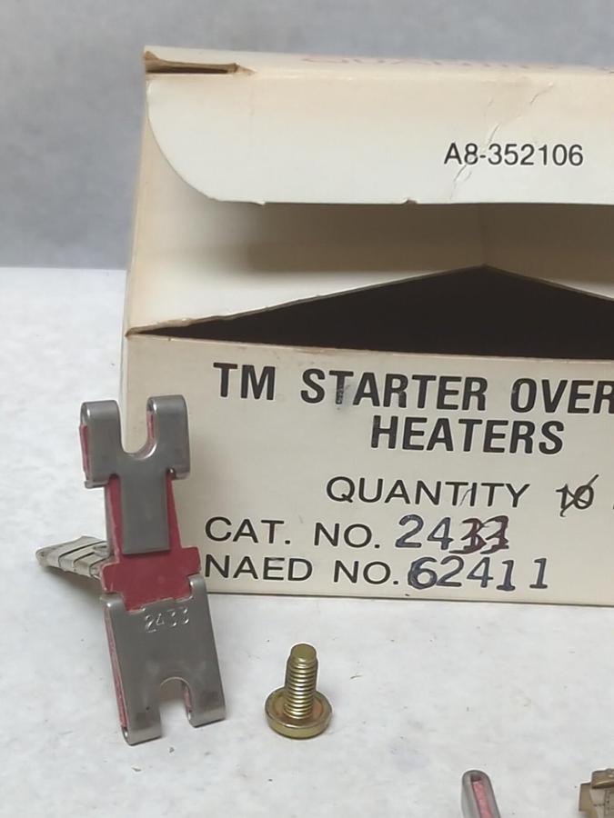 JOSLYN CLARK,2433,OVERLOAD RELAY HEATER LOT OF 24 NOS