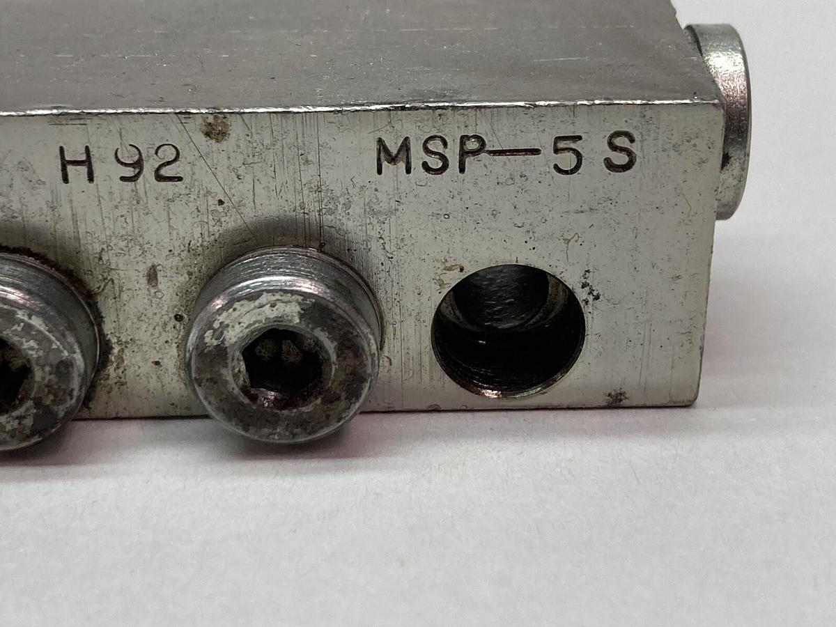 Graco Trabon,MSP-5S,Modular Divider Valve Block