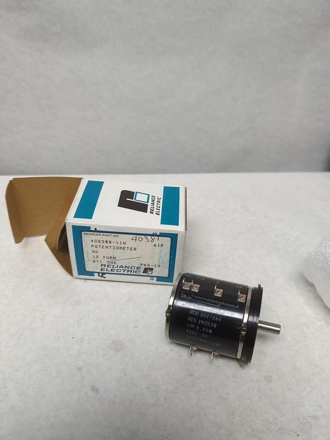 RELIANCE ELECTRIC,402388-11W,POTENTIOMETER NEW IN BOX