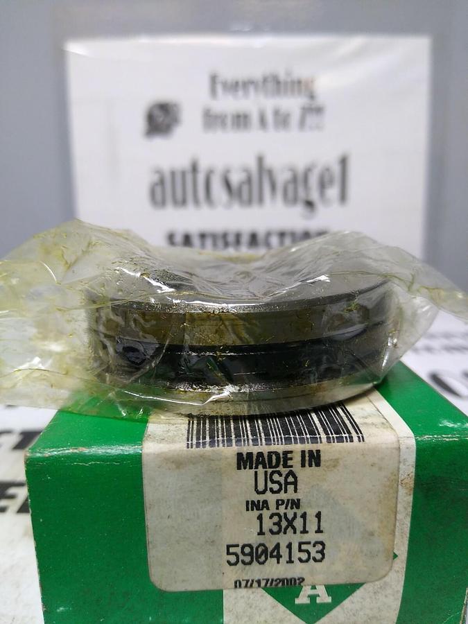 Used INA,13x11 5904153,Ball Thrust Bearing-Single Direction 3 Piece NOS
