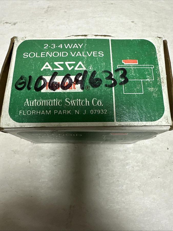 Used Asco,222-345-9-D,Solenoid Coil 120/60 HB