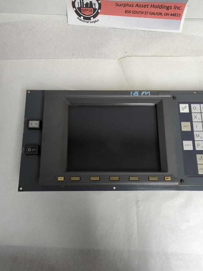 Used FANUC,A02B-0222-C136/MAR,8.4INCH LCD DISPLAY KEYBOARD UNIT PRE-OWNED