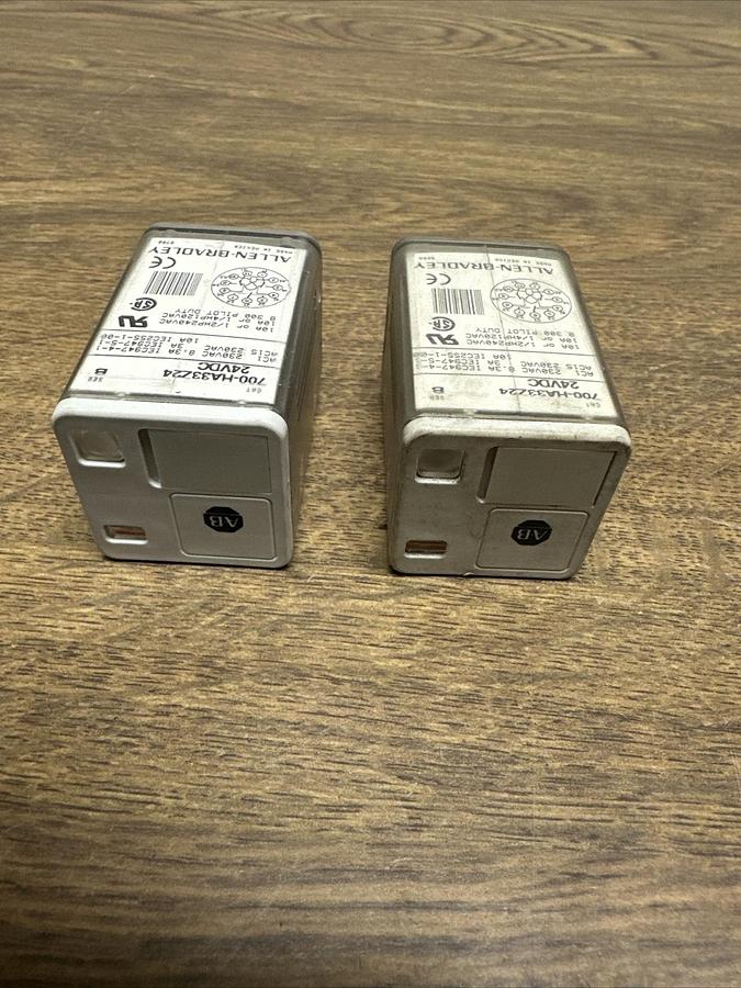 Used Allen Bradley,700-HA33Z24,Relay LOT of 2