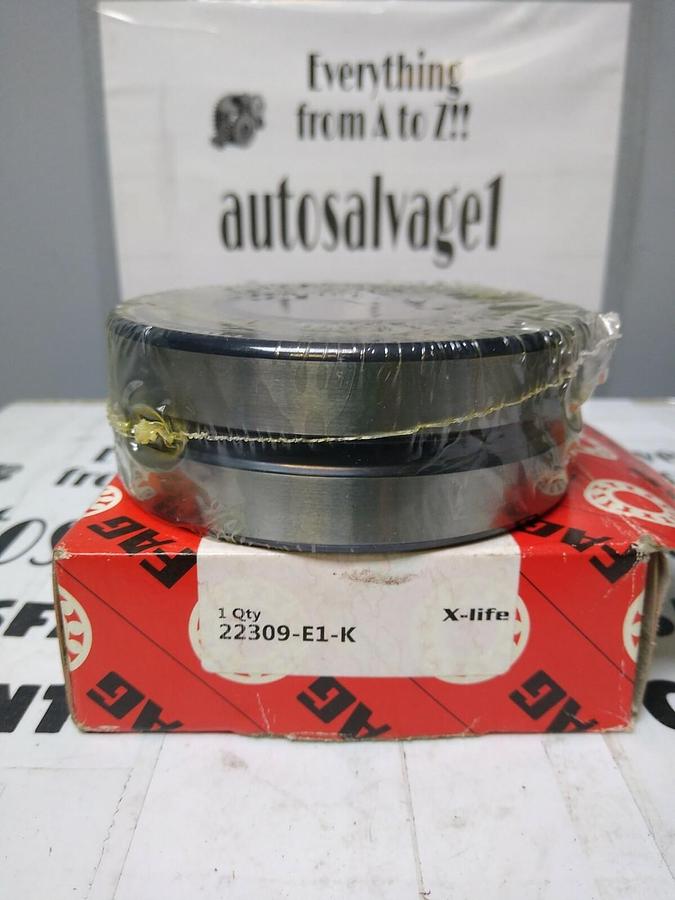 Used Fag,22309-E1-K,Spherical Roller Bearing NOS