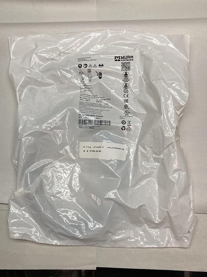 Used Murr,7000-08041-6300300,Corset Cable 60V