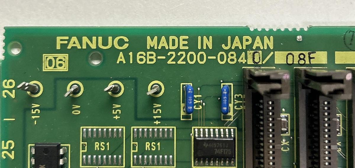 FANUC ROBOTICS,A16B-2200-0840/08F,ROBOT MAIN CPU BOARD NOS