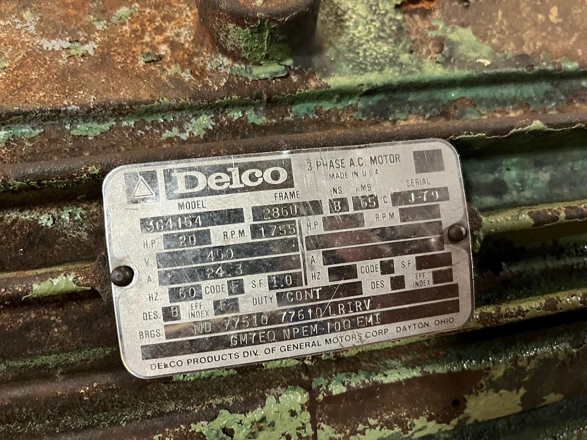 Used GRISWOLD,811M,STAINLESS CENTRIFUGAL PUMP 3X2X13 20HP 1755RPM