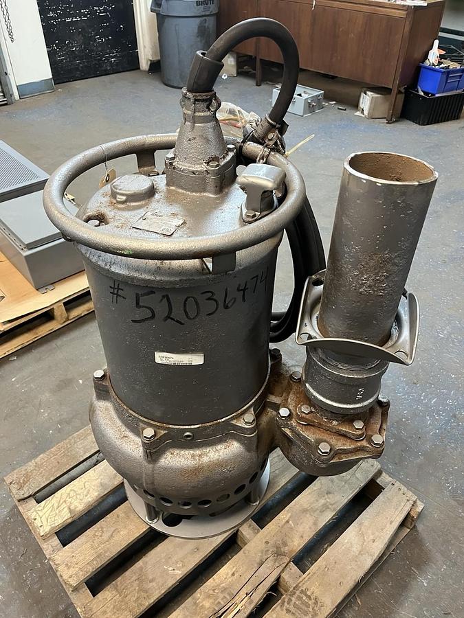 Used TOYO,DL-20,SUBMERSIBLE PUMP DISCHARGE 4" 20HP 350GPM 460V