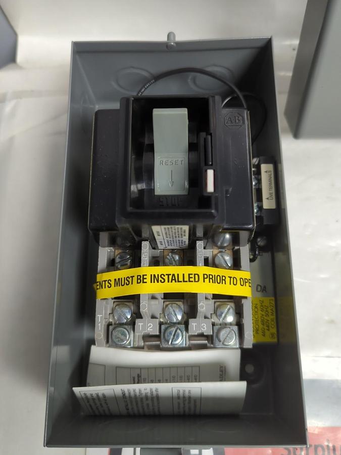 ALLEN BRADLEY,609TU-NX2,SERIES H SIZE 0 MANUAL STARTER NEW WITHOUT BOX